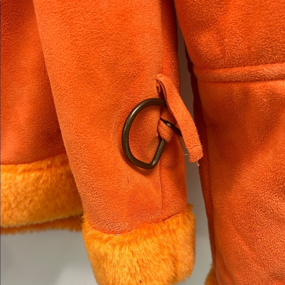 Cozy Orange Teddy Jacket - Picture 5 of 5
